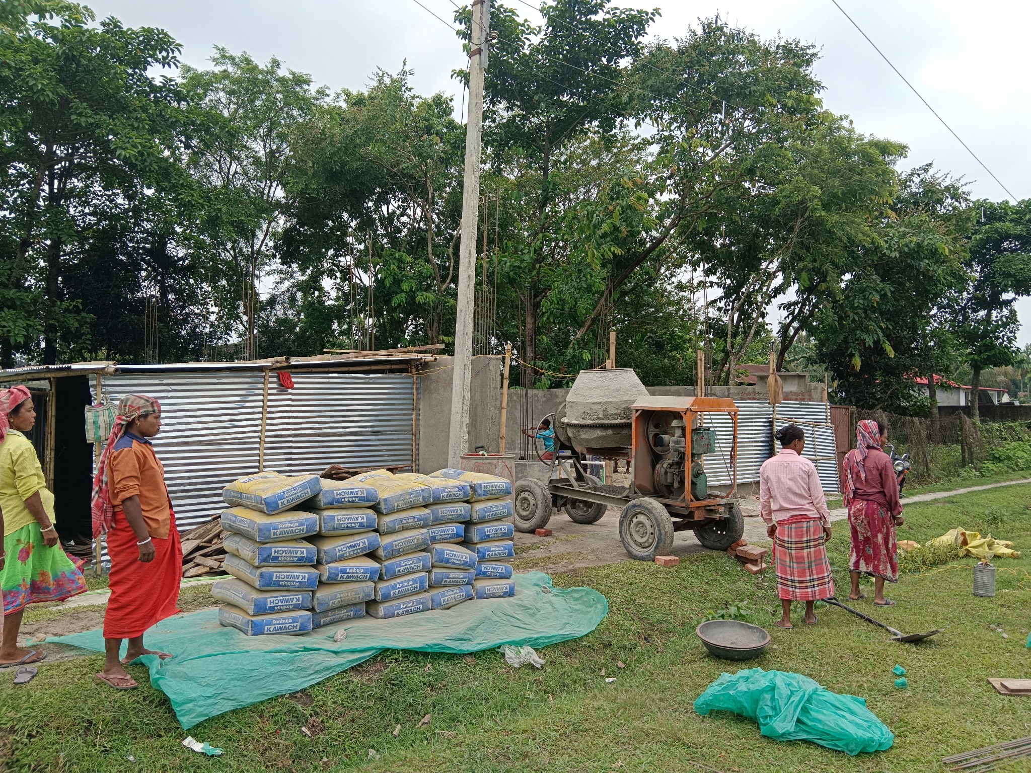 Construction materials and concrete work